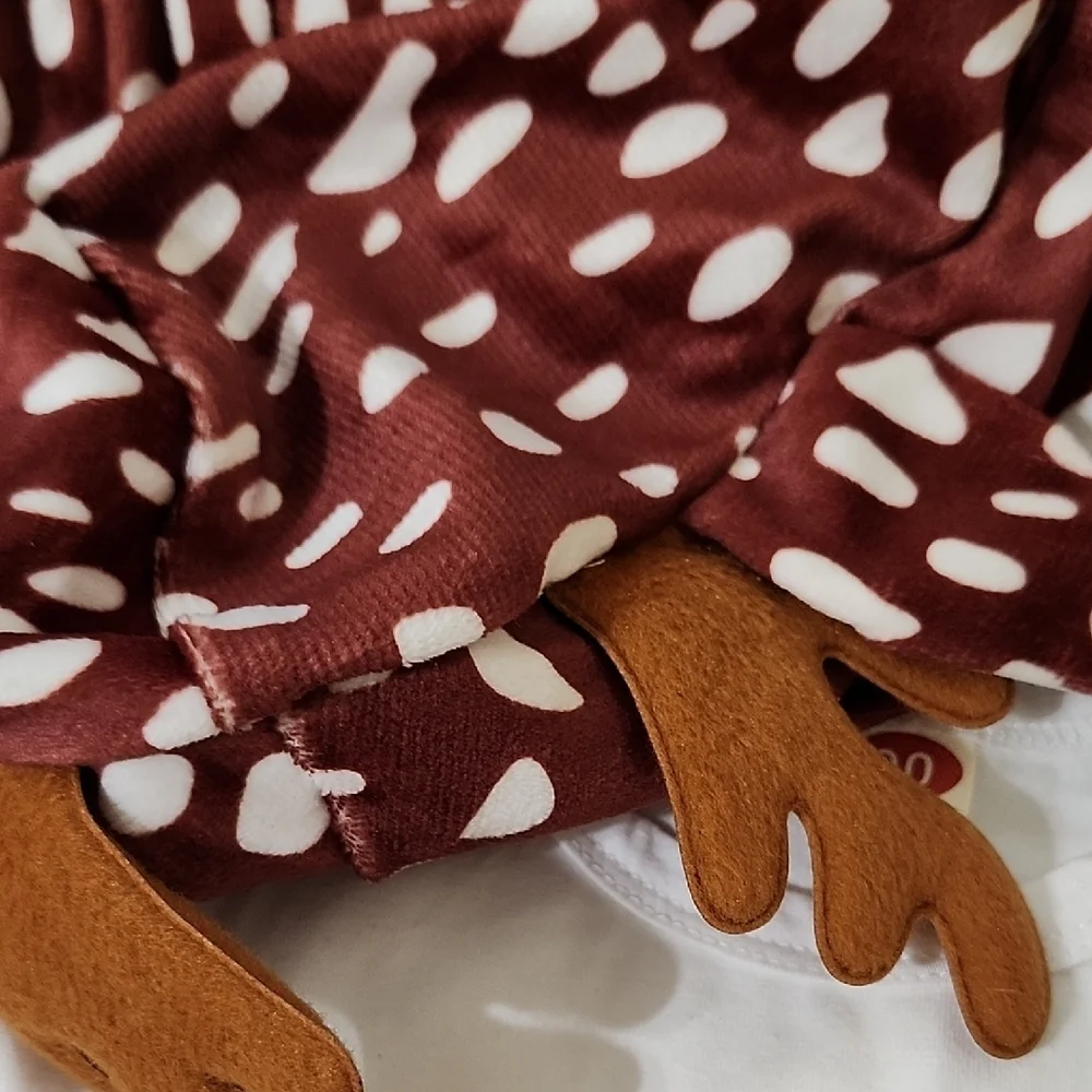 White and Brown Halloween Animal Costumes